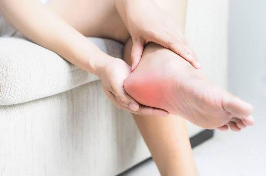 Mornington Poeninsula cliient's foot with heel pain